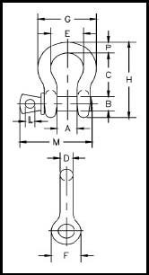 Shackle Dimensions